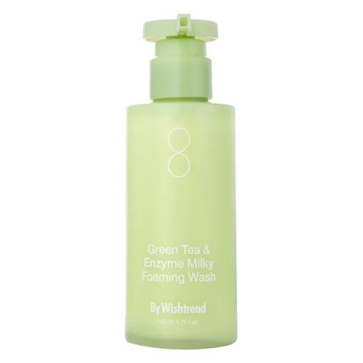 By Wishtrend - Green Tea & Enzyme Milky Foaming Wash - Pianka do Mycia Twarzy - 140ml