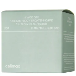 Celimax - Ji.Woo.Gae One Step Body Brightening Pad - Peelingujące Płatki do Ciała - 60szt