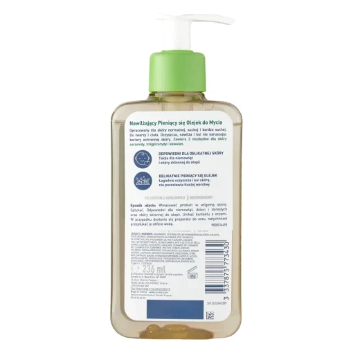 CeraVe - Nawilżający Pieniący się Olejek do Mycia - 236ml