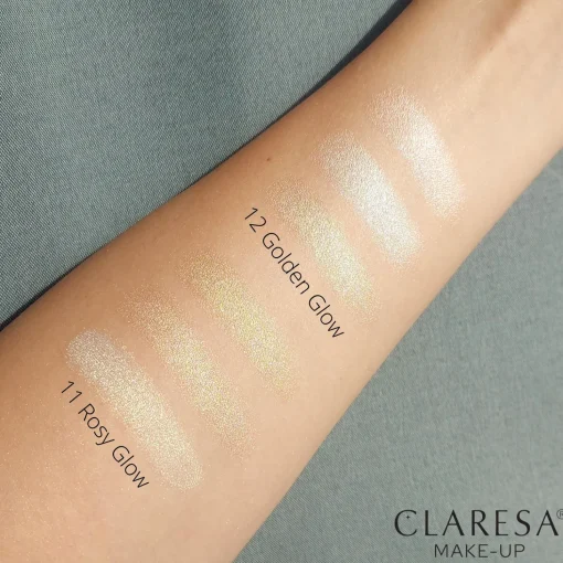 Claresa - Too Glam To Give A Dame! - Paleta Rozświetlaczy - 11 Rosy Glow - 12,5g