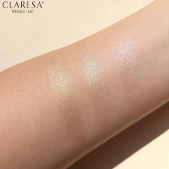 Claresa - Too Glam To Give A Dame! - Paleta Rozświetlaczy - 12 Golden Glow - 12,5g