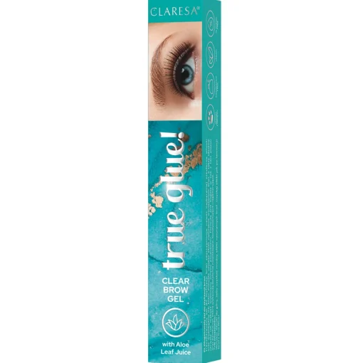 Claresa - True Glue! - Żel do Laminacji Brwi - 01 Transparent - 8g