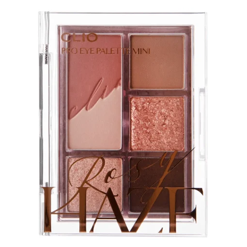 Clio - Pro Eye Palette Mini - Paleta do Makijażu Oczu - 02 Rosy Haze - 7g