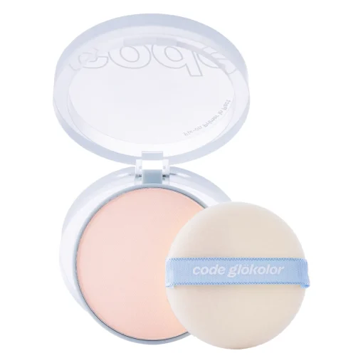 CODE GLOKOLOR - Fix-On Primer In Pact SPF 30 PA+++- Utrwalający Puder z Filtrem - 21 Ivory - 11g
