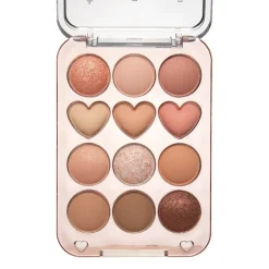 Colorgram - Pin Point Eyeshadow Palette - Paleta Cieni do Powiek - 01 Peach + Coral - 9,9g