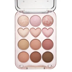 Colorgram - Pin Point Eyeshadow Palette - Paleta Cieni do Powiek - 02 Pink + Mauve - 9,9g