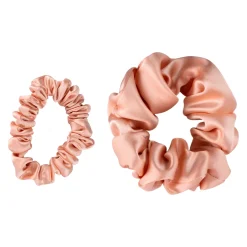 Cosibella Accessories - Zestaw Gumek Do Włosów Z Jedwabiu - Peachy Pink