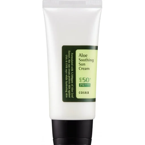 COSRX - Aloe Soothing Sun Cream SPF50+/PA+++ - Nawilżający Krem z Filtrem Przeciwsłonecznym - 50ml