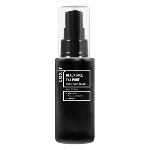 Coxir - Black Rice TXA Pore Mask - Oczyszczająca Maska do Twarzy - 50ml