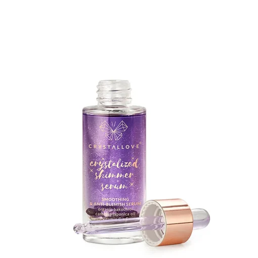 Crystallove - Amethyst Shimmer Serum – Serum do Twarzy z Ametystem i Bakuchiolem - 30ml - OUTLET