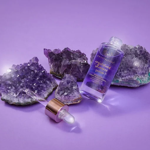 Crystallove - Amethyst Shimmer Serum – Serum do Twarzy z Ametystem i Bakuchiolem - 30ml - OUTLET