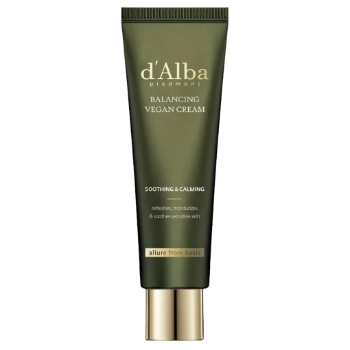 d'Alba - Mild Skin Balancing Vegan Cream - Nawilżająco-Kojący Krem do Twarzy - 55ml