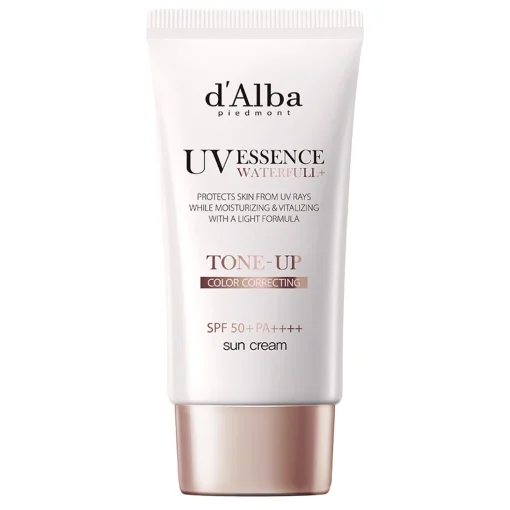 d'Alba - Waterfull Tone-Up Sun Cream SPF50+ PA++++ - Tonujący Krem do Twarzy z Filtrem - 50ml