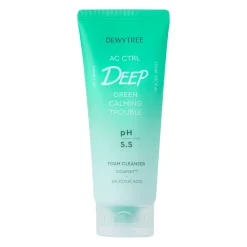 Dewytree - AC Ctrl Deep Green Calming Trouble Foam Cleanser - Kojąca Pianka Oczyszczająca do Cery Problematycznej - 150ml