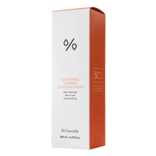 Dr.Ceuracle - 5α Control Clearing Cleansing Foam - Oczyszczająca Pianka do Mycia Twarzy - 200ml