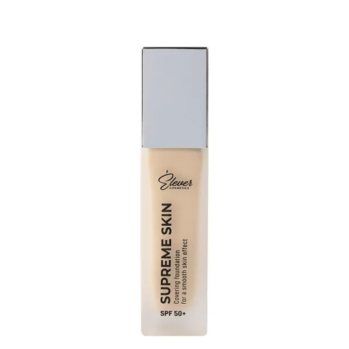 Elever Cosmetics - Supreme Skin SPF50+ - Lekki Podkład z Filtrem - Porcelain - 30ml
