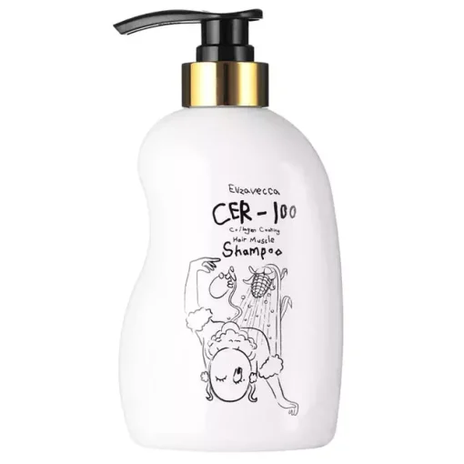 Elizavecca CER-100 Collagen Coating Hair Muscle Shampoo - Szampon do Włosów z Kolagenem - 500ml