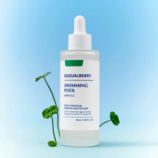 EQQUALBERRY - Swimming Pool Ampoule - Nawilżająco-Kojąca Ampułka do Twarzy - 50ml
