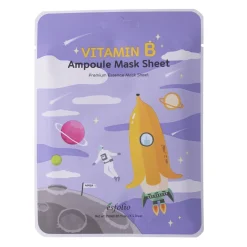 Esfolio - Vitamin B Ampoule Mask Sheet - Nawilżająca Maska w Płachcie z Ekstraktem z Banana - 25ml