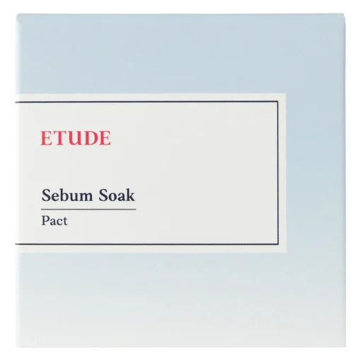 Etude House - Sebum Soak Pact - Matujący Puder w Kamieniu - 9,5g