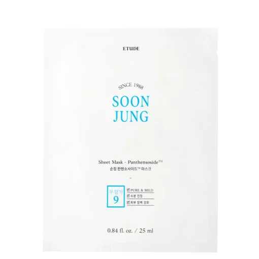 Etude House - Soon Jung Panthensoside Sheet Mask - Kojąca Maska w Płachcie - 25ml