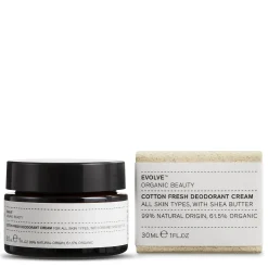 Evolve Organic Beauty -  Cotton Fresh Natural Deodorant Cream - Naturalny Dezodorant w Kremie - 30ml