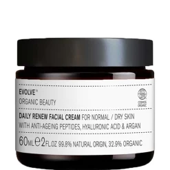 Evolve Organic Beauty - Daily Renew Natural Face Cream - Odżywczy Krem do Twarzy - 60ml
