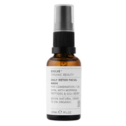 Evolve Organic Beauty - Daily Detox Facial Wash - Delikatny Codzienny Płyn do Mycia Twarzy - 30ml