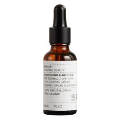 Evolve Organic Beauty - Nourishing Hair Elixir - Nawilżający Eliksir - Serum do Włosów z Olejem Arganowym i Monoi - 30ml