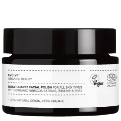 Evolve Organic Beauty - Rose Quartz Facial Polish - Peeling Złuszczający z Organicznym Olejem z Dzikiej Róży i Krystalicznymi Drobinkami z Różowego Kwarcu - 30ml