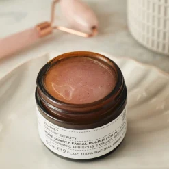 Evolve Organic Beauty - Rose Quartz Facial Polish - Peeling Złuszczający z Organicznym Olejem z Dzikiej Róży i Krystalicznymi Drobinkami z Różowego Kwarcu - 30ml
