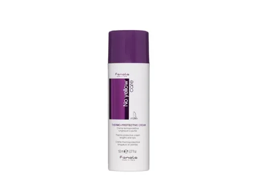 Fanola - No Yellow Care Thermo-Protective Cream Lenghts And Tips - Krem Termoochronny do Włosów Blond - 150ml