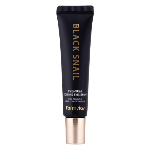 Farmstay - Black Snail Premium Rolling Eye Serum - Serum Pod Oczy ze Śluzem Ślimaka - 25ml