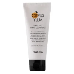 Farmstay - Citrus Yuja Vitalizing Foam Cleansing - Pianka do Oczyszczania Twarzy z Ekstraktem z Owoców Yuzu - 100ml