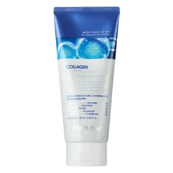 Farmstay - Collagen Water Full Moist Deep Cleansing Foam - Głęboko Oczyszczająca Pianka do Twarzy - 180ml