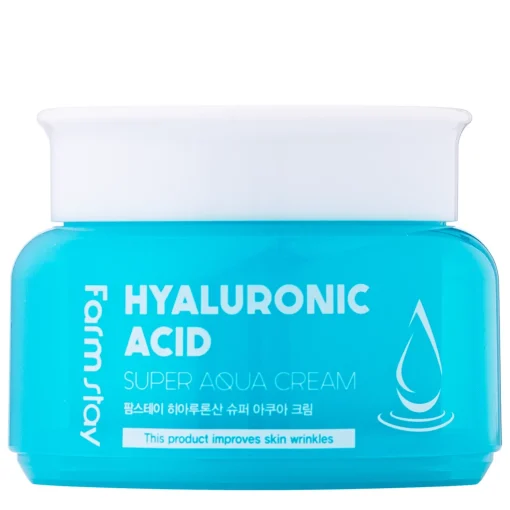 Farmstay - Hyaluronic Acid Super Aqua Cream - Krem Nawilżający z Kwasem Hialuronowym - 100ml