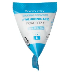 Farmstay - Hyaluronic Acid Baking Powder Pore Scrub - Nawilżający Puder do Oczyszczania Twarzy - 7 ml