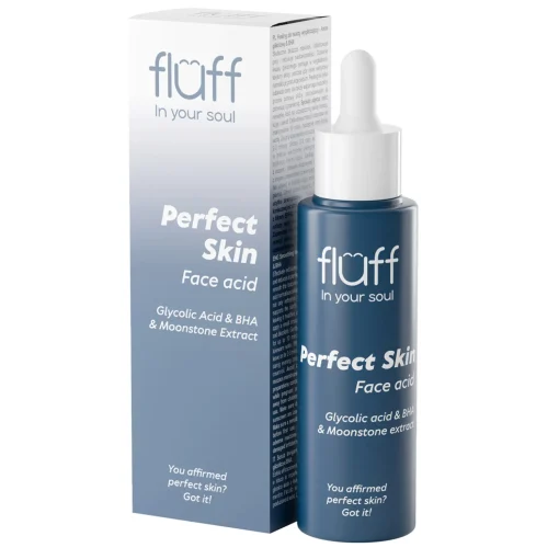 Fluff - Peeling do Twarzy Wygładzający - Kwas Glikolowy & BHA - 40ml