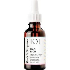 Geek & Gorgeous  - HA 5 Rich - Serum z 5 Formami Kwasu Hialuronowego do Skóry Suchej i Odwodnionej - 30ml