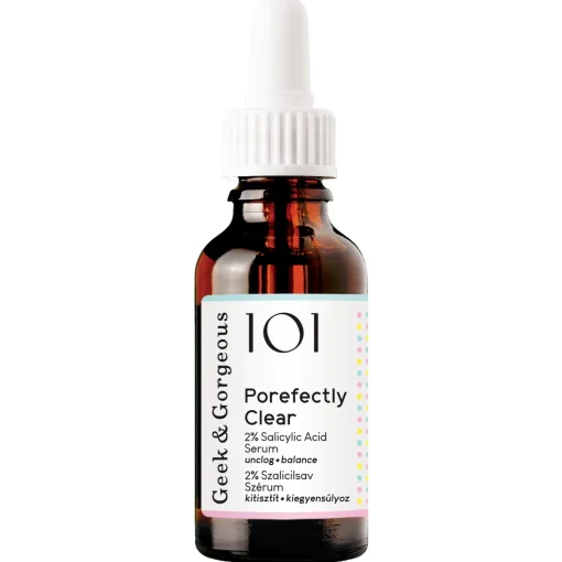 Geek & Gorgeous - Porefectly Clear -  Serum z 2% Kwasem Salicylowym i Sarkozyną - 30ml