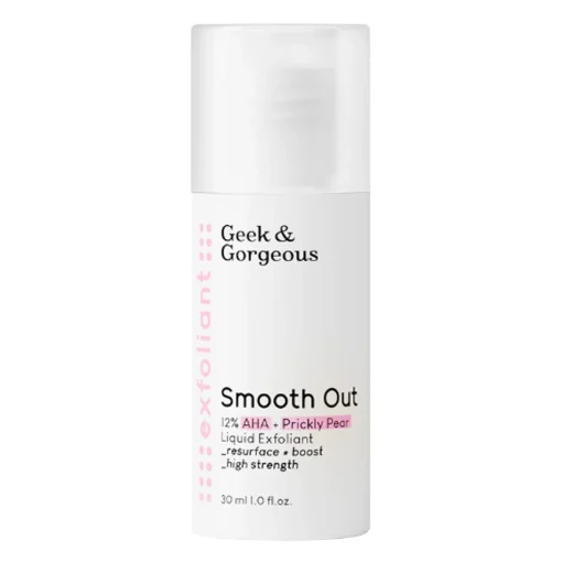 Geek & Gorgeous - Smooth Out - Silny Eksfoliant z 12% Kwasu Glikolowego i Mlekowego - 30ml