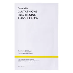 Genabelle - Glutathione Brightening Ampoule - Rozjaśniająca Maska do Twarzy w Płachcie - 1szt/25ml