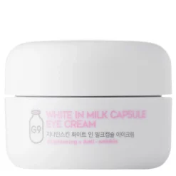 G9Skin - White In Milk Capsule Eye Cream - Rozjaśniający Krem pod Oczy - 30g