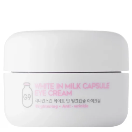 G9Skin - White In Milk Capsule Eye Cream - Rozjaśniający Krem pod Oczy - 30g