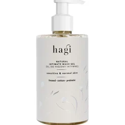 Hagi - Naturalny Żel do Higieny Intymnej - Len-Bawełna - 300ml
