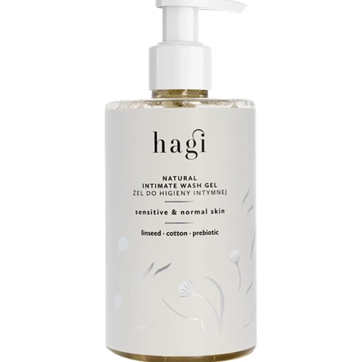 Hagi - Naturalny Żel do Higieny Intymnej - Len-Bawełna - 300ml