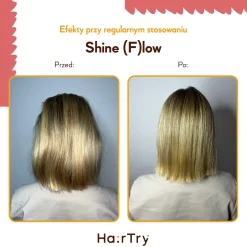 HairTry - Shine (f)low - Emolientowa Odżywka do Włosów Niskoporowatych - 250ml