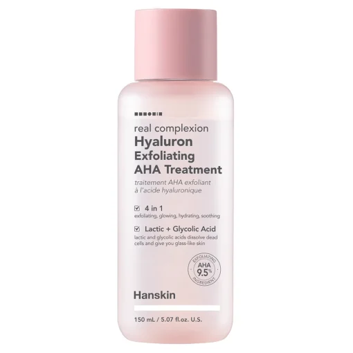 Hanskin - Real Complexion Hyaluron Exfoliating AHA Treatment - Kuracja Złuszczająca z Kwasami AHA - 150ml