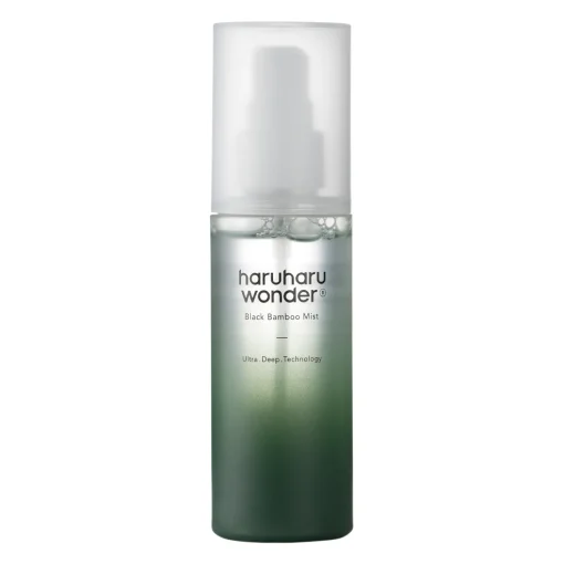 Haruharu Wonder - Black Bamboo Mist - Nawilżająca Mgiełka do Twarzy z Ekstraktem z Liści Bambusa - 80ml