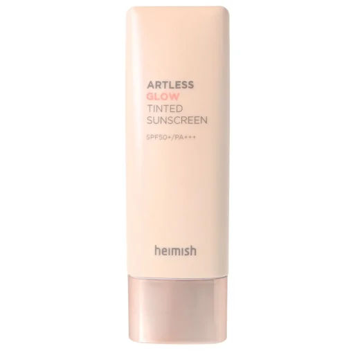 Heimish - Artless Glow Tinted Sunscreen Shine Beige SPF50+ PA+++ - Koloryzujący Krem z Filterm - 40ml